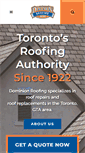 Mobile Screenshot of dominionroofing.com